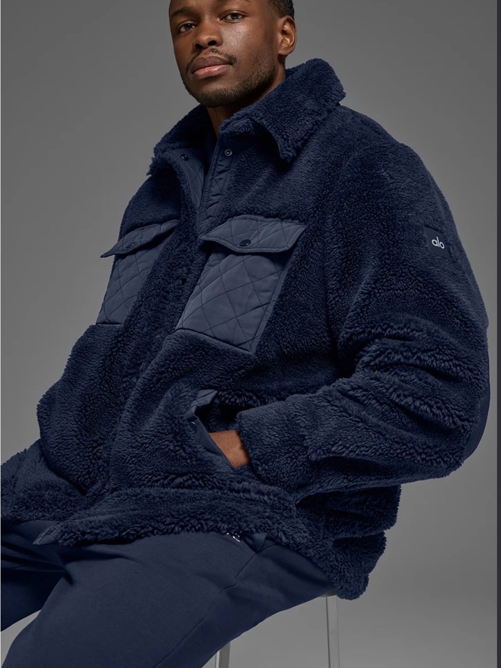 ALO Yoga Edge Sherpa Shacket